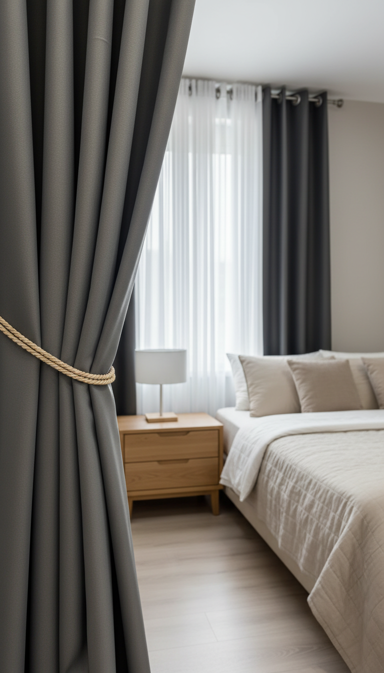 Draperie Blackout gri – Draperie Simple 21