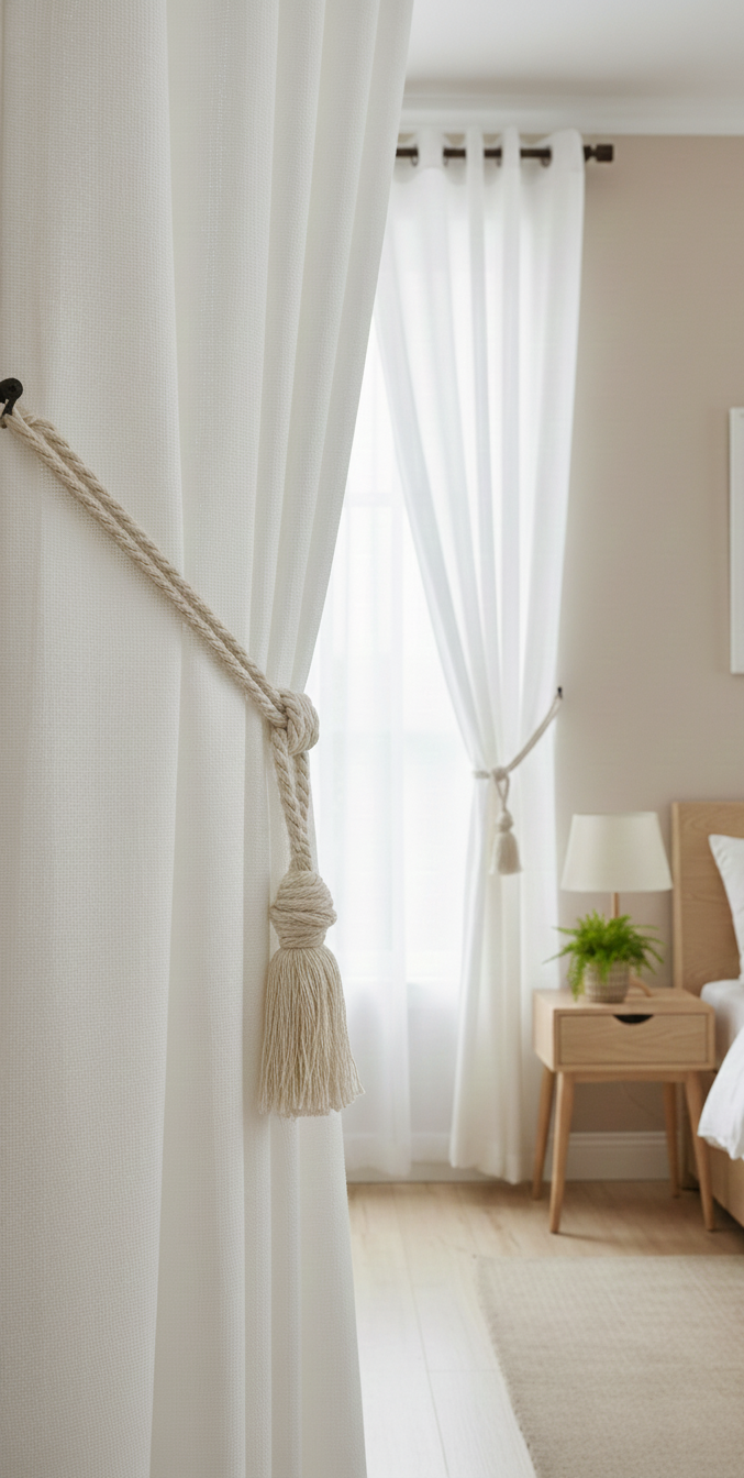 Perdea simplă Vual alb – Ambiance Design