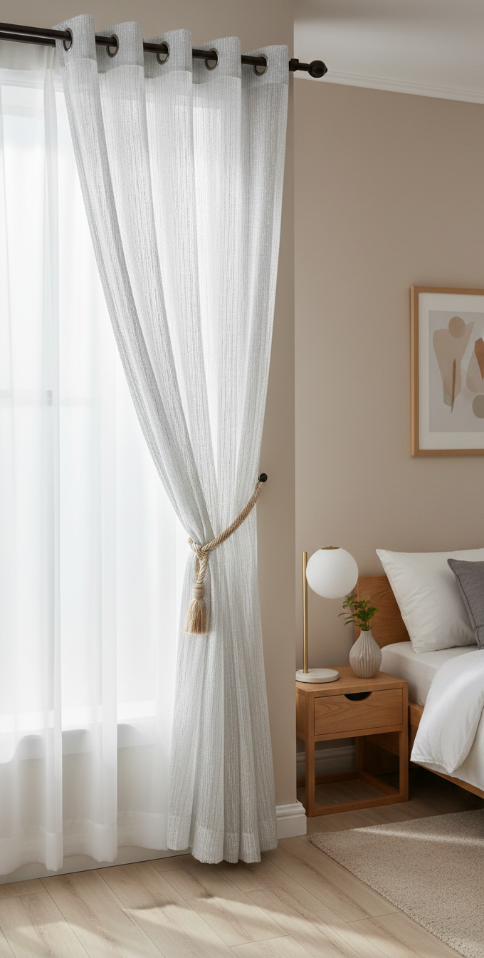 Perdea simplă Enes auriu – Ambiance Design