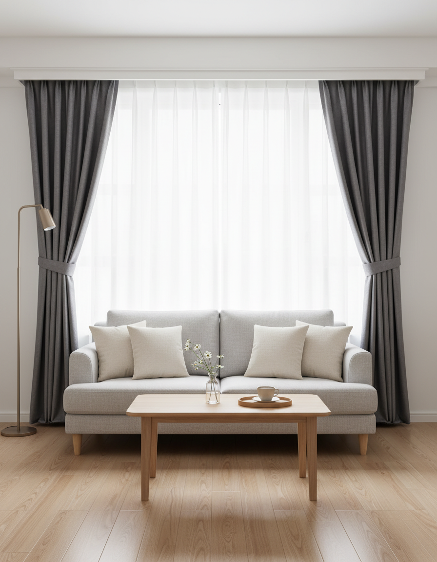 Draperie catifelată gri închis Soft Dark Grey