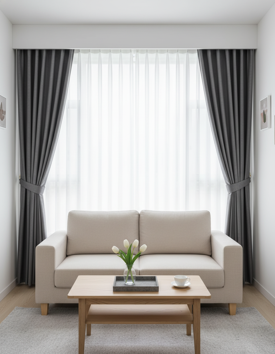 Draperie catifelată gri închis Soft Dark Grey