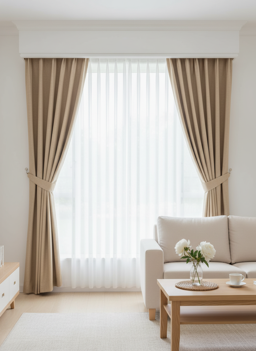 Draperie catifelată bej auriu Soft V8