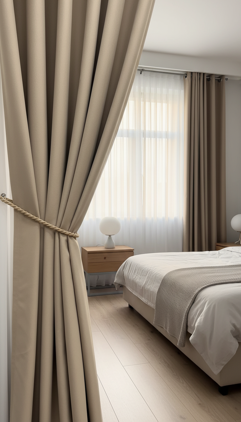 Draperie Blackout crem – Draperie Simple 5