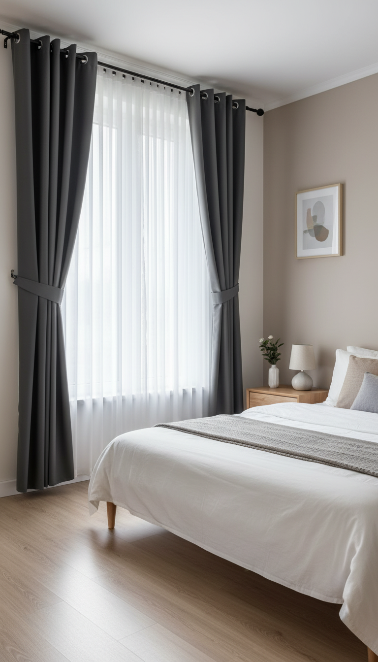 Draperie Blackout gri – Draperie Simple 21