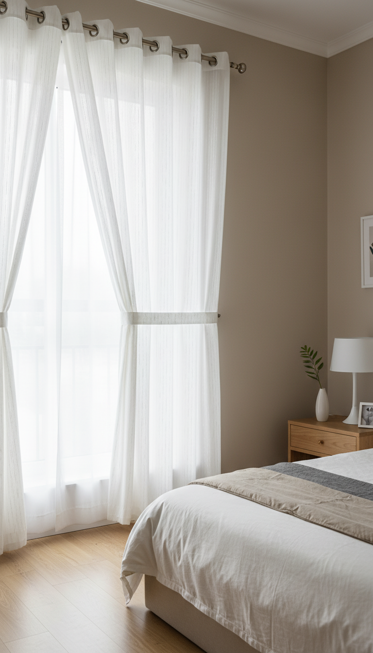 Perdea simplă Santuk crem – Ambiance Design